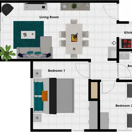 Lägenhet Margarita Gardens - Self Service Paphos